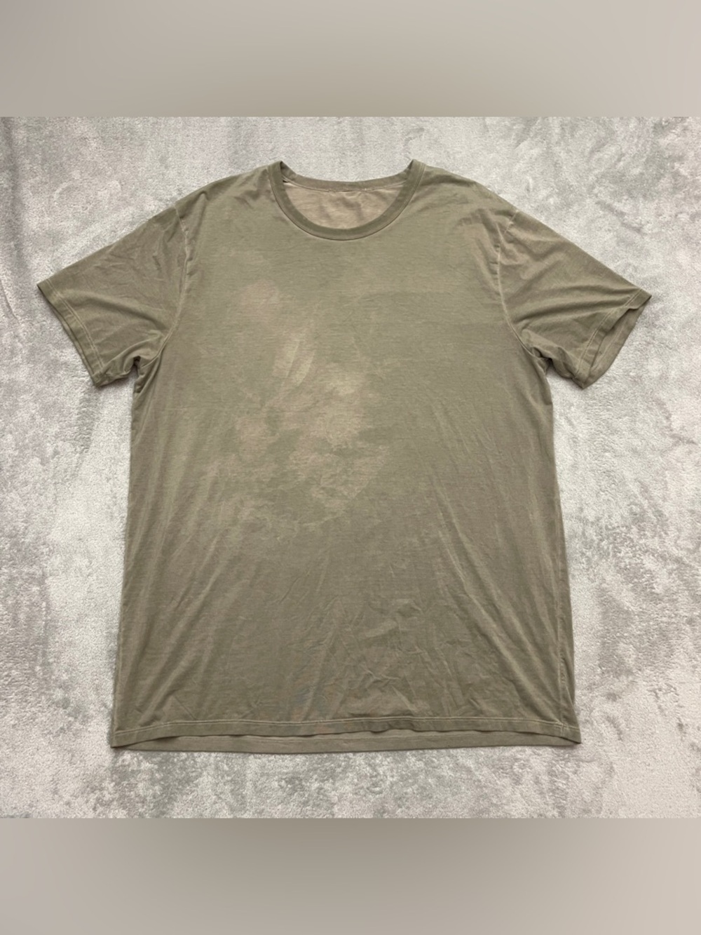 Lululemon Shirt Men XL Green Tech Tee Performance Yoga Gym